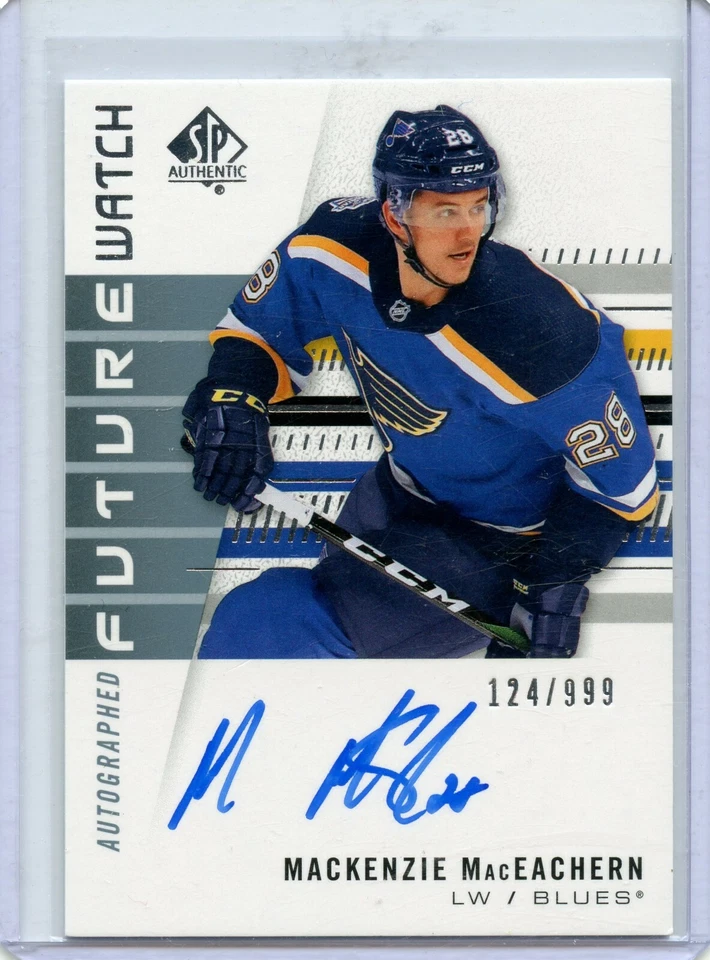  2019-20 SP Authentic #157 Mackenzie MacEachern FW AU 124/999 RC - Image 1 of 2