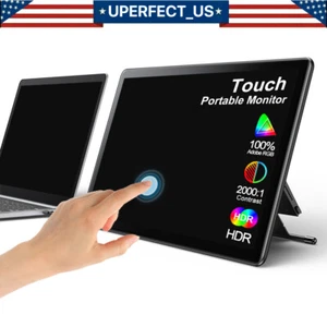 UPERFECT 18.5" Dual Portable Monitor 1080P For Laptop PC Phone Game Console 2025 - Picture 1 of 7