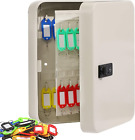 Key Box Wall Mounted Key Safe Box, Large Digital Security Combination Keybox 50