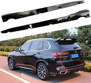 Door Side Skirt Fits for BMW X5 G05 2019-2025 Facelift Style Gloosy Black - Picture 1 of 6