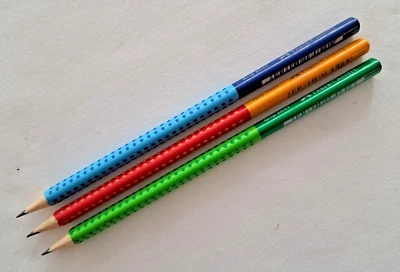 ⭐ Bleistift - Grip 2001 / FABER CASTELL / 3 Farben - NEUWARE ⭐ - Bild 1 von 2