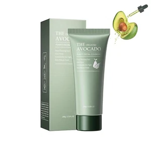Avocado Facial Cleanser Foam Face Cleanser Moisturizing Exfoliating Cleanser100g - Picture 1 of 6