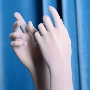 Seamless High Elasticity Solid Color Stockings Gloves Hollow Breathable Smooth