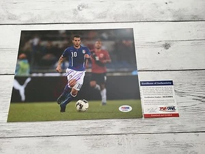 Foto firmada por Sebastian Giovinco Italia Italia 8x10 certificado de autenticidad PSA/DNA autografiada e - Imagen 1 de 1