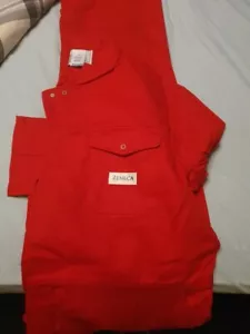 Zeneca Boilersuit Red Size 132cm W108R Regular Suit Coverall Overall - Picture 1 of 3