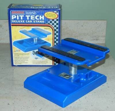 Duratrax Pit Tech Deluxe RC Car & Truck Stand Blue Workstation DTXC2370 in Box - Image 1 of 4