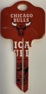 NBA - Chicago Bulls House Schlüsselrohling Kwikset KW1/10 Keyway - Sammlerstück - Bild 1 von 2