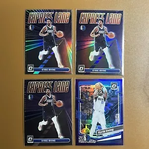 Kyrie Irving 4 CARD Lot 2023-24 Optic BASKETBALL PURPLE HOLO EXPRESS LANE DAL - Picture 1 of 5