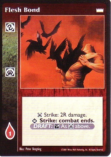 3 x Flesh Bond VTES CCG LotN - Image 1 of 1