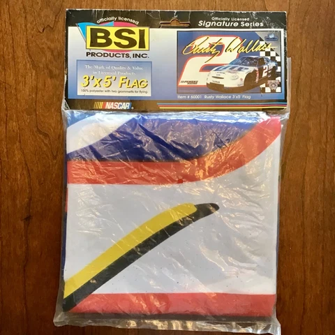 NEW 1997 Rusty Wallace #2 NASCAR Miller Lite Racing Flag 3' X 5' Cover