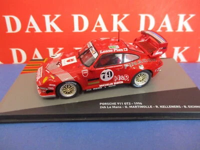 Die cast 1/43 Modellino Auto Porsche 911 GT2 24H Le Mans 1996 G. Martinolle - Immagine 1 di 4