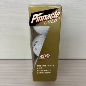 Pinnacle Gold Golf Balls Longer Distance 3 Balls (one Sleeve) NEW #4 Durability - Picture 1 of 5