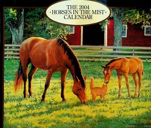 Horses in the Mist Calendar 2004 Chris Cummings Persis Clayton Weirs - Picture 1 of 2