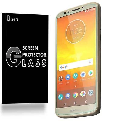 Motorola Moto E5 Play [2-PACK BISEN] Tempered Glass Screen Protector Guard Saver - Image 1 of 4