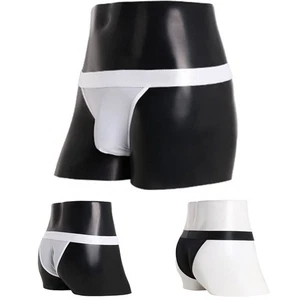 Mens Sexy Thin Briefs Cool Ice Silk Middle Waist Bikini Pouch Panties Brand New - Picture 1 of 22