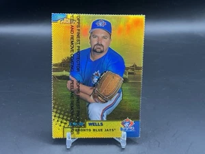 1999 Topps Finest Gold Refractor /100 David Wells #191 - Picture 1 of 2