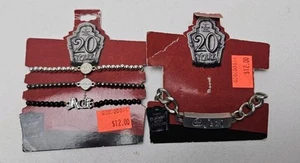Nightmare Before Christmas Metal Bracelet Set of 4 New - Picture 1 of 4