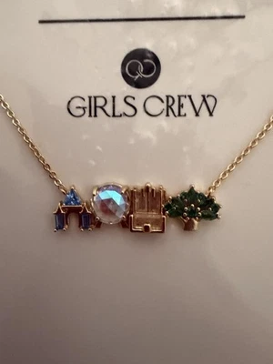 2025 Disney X Girls Crew Walt Disney World Four Parks Icons Necklace - Image 1 of 3