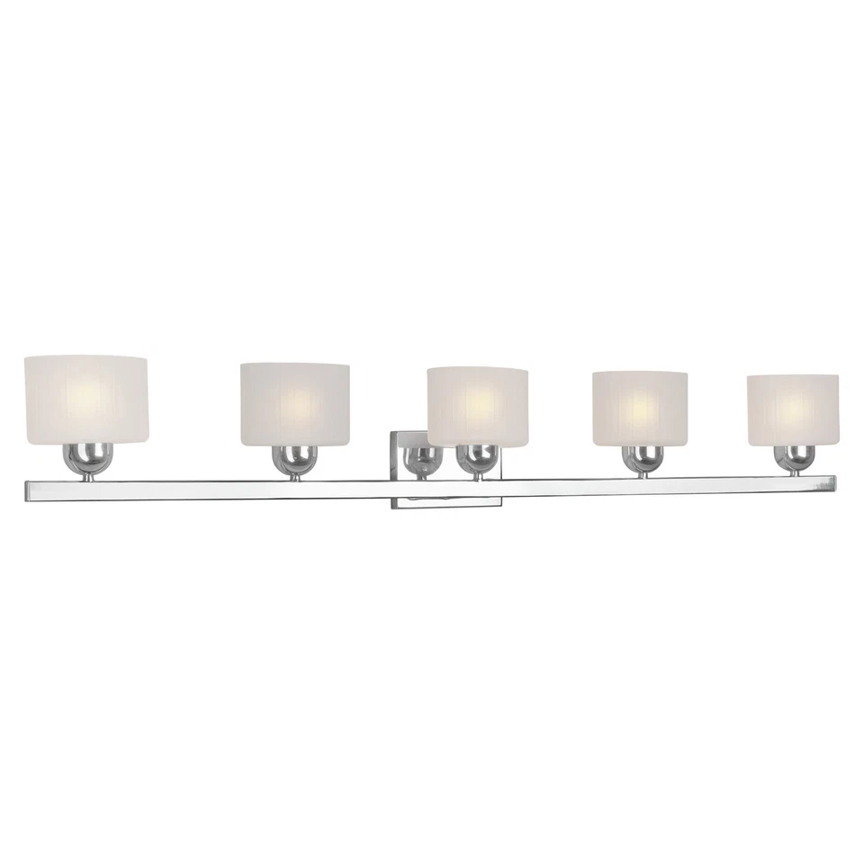 Forte Lighting 5140-05 5 Light 50"W Bathroom Vanity Light - Chrome - Image 1 of 1