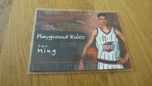 YAO MING 02/03 Fleer Tradition Playground Rules # PR1   RC    INSERT    Rockets - Bild 1 von 1