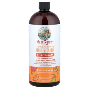 MaryRuth's, Multivitamínico Líquido Matutino + Crecimiento del Cabello, 887 ml, 30floz, Caducidad: 05/2027 - Imagen 1 de 2