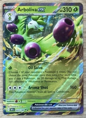 POKÉMON TCG DESTINED RIVALS ARBOLIVA EX DOUBLE RARE HOLO 023/182 NM+ - Image 1 of 2