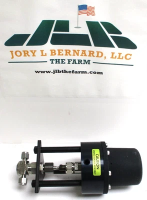 SWAGELOK, SS-3NBS4-G-95C-12453 , SEVERE SERVICE NEEDLE VALVE w/ ACT. ,  SURPLUS - Image 1 of 4