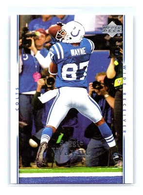 2007 Upper Deck Football #81 Reggie Wayne Indianapolis Colts - Image 1 of 2
