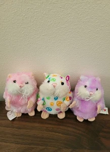 Ganz Webkinz Lot Of 3 Mazin' Hamster Plush Toys Hope Petunia Sweetie No Codes - Picture 1 of 10