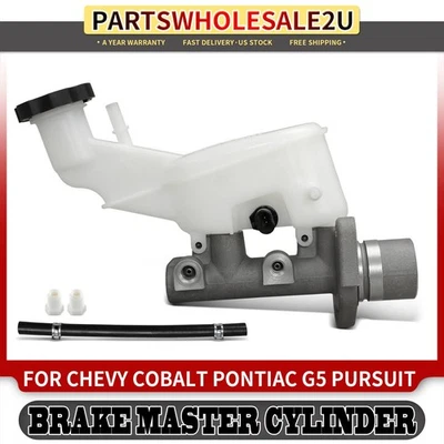 Cilindro maestro de freno para Chevy Cobalt Pontiac G5 Pursuit con depósito y sensor Foto 1 de 4