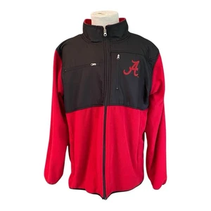 GENUINE STUFF RED AND BLACK ALABAMA ROLL TIDE MENS JACKET EMBROIDERED SIZE XL - Picture 1 of 10