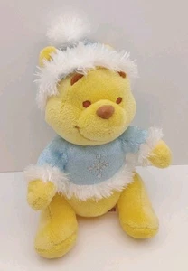 Disney Winnie Puuh Nordic Winter Schneeflocke 7 Zoll Bohne Plüschtier Stofftier Spielzeug - Bild 1 von 6