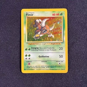 Pinsir - 9/64 Jungle Set - No Symbol Error - Holo Pokemon Card LP - FAST POST - Picture 1 of 2