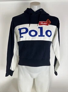 NWT Polo Ralph Lauren Big Logo Patches Hoodie Boys Size M - Picture 1 of 9