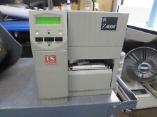 Zebra Tech, Z4000, Barcode Printer, Powers Up,NO Other Tests,For Parts Or Repair