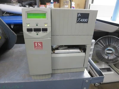 Zebra Tech, Z4000, Barcode Printer, Powers Up,NO Other Tests,For Parts Or Repair - Image 1 of 4