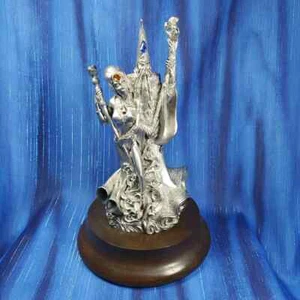 The Binding Sorceress Wizard Magic Pewter Figurine US Made John Dennett - Picture 1 of 12