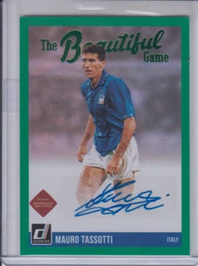 2021-22 Panini Donruss Mauro Tassotti The Beautiful Game Autographs Green - Picture 1 of 1