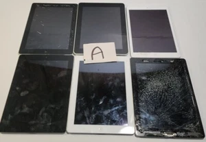 A Lot of 6 Apple iPad  - A1474, A1219, A1416, A1416, A1395,A1397 - For Parts - Picture 1 of 14