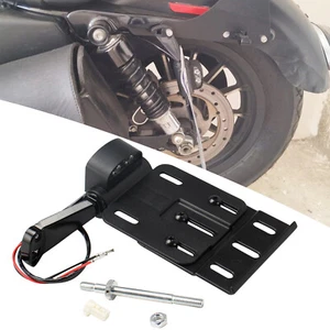 Supporto di targa laterale + luce LED per Harley Sportster XL883 XL1200 2004+ - Picture 1 of 11