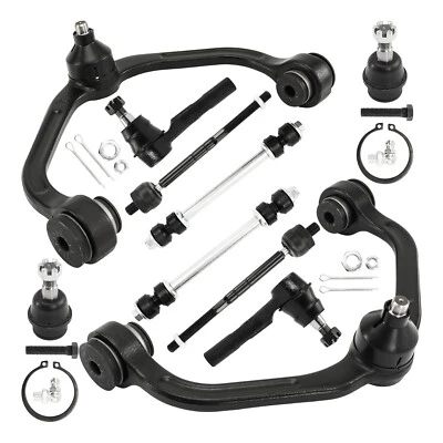 10pcs for 1998-2011 Ford Ranger 2WD Front Control Arm Ball Joint Tie Rod End Set - Image 1 of 4