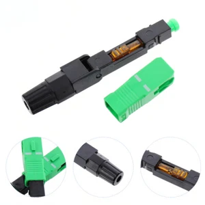 10 Pcs Il Connettore in Fibra Ottica Adattatore Per Monomodale Nuovo Modello - Photo 1/12