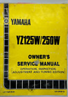 Yamaha Yz125w/250W Owners Service Manual