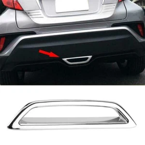 For Toyota C-HR 2018-21 ABS Chrome Rear tail Bottom break Light Lamp Cover Trim - Picture 1 of 6