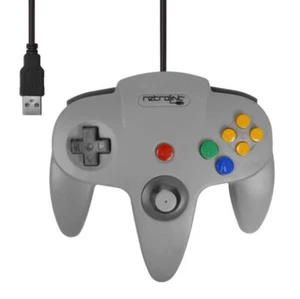 Retro-Link Wired Style USB Controller For PC And MAC Grey Brand New 9E - Picture 1 of 3