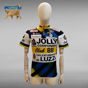 1989 Jolly Componibili Club 88 Vintage Nalini Italian Men's Cycling Jersey Tee M - Picture 1 of 12