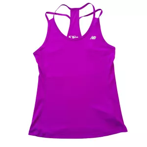 New Balance athletic tank top Women Small/electric purple/racer back/Polyester - Picture 1 of 9