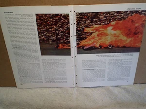 1965 INDIANAPOLIS 500 DAVE McDONALD 1964 CRASH PICTURE PRINT,Racing,car,fire - Picture 1 of 2