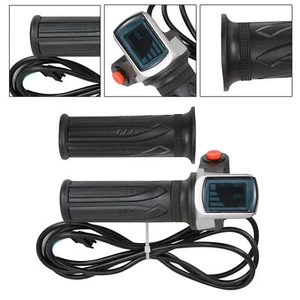 1 pair 48V Electric Bike Throttle Grip Waterproof Connector Ebike Twist Throttle - Picture 1 of 8