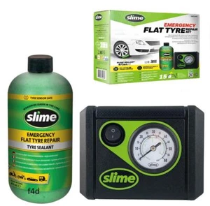 Slime Puncture Repair Flat Tyre Smart Emergency Sealant Kit Air Compressor 0305 - Picture 1 of 5